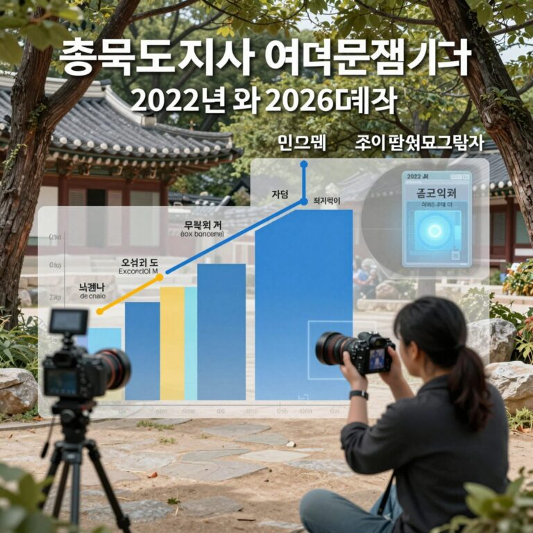 충북도지사 여론조사 2022년과 2026년 비교 그래프
