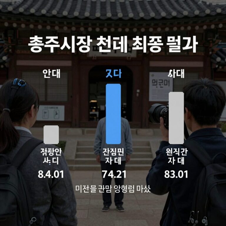 충주시장 선거 최종 결과 그래프