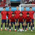 체코 축구 국가대표팀이 2026년 훈련장에서 기념 촬영하는 모습. 피파랭킹 38위를 기록한 팀의 단체 사진.