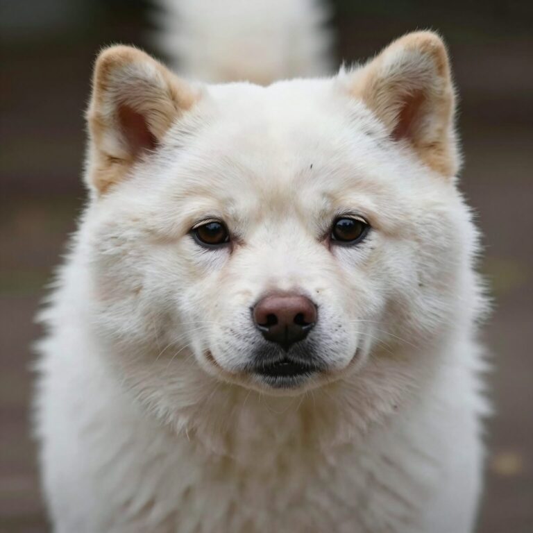 강아지 얼굴이 벌에 쏘여 부어오른 모습