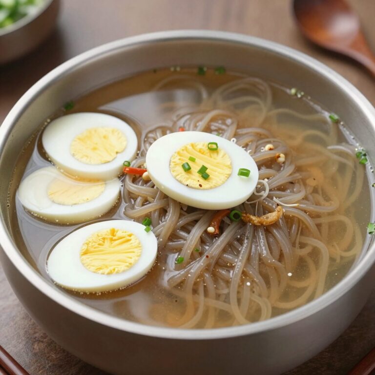 동백보쌈칼국수 물냉면과 보쌈 한 상
