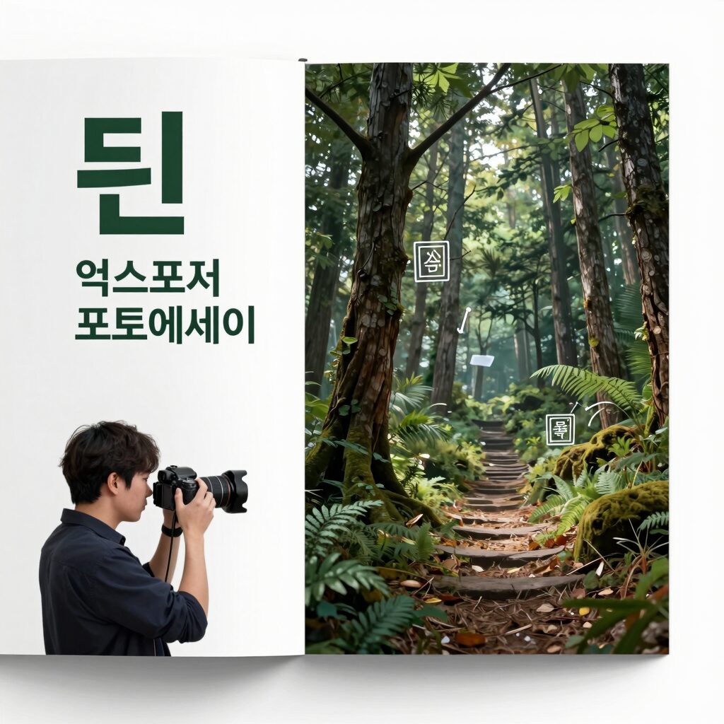 듄 익스포저 포토에세이 책 표지와 내부 사진 구성