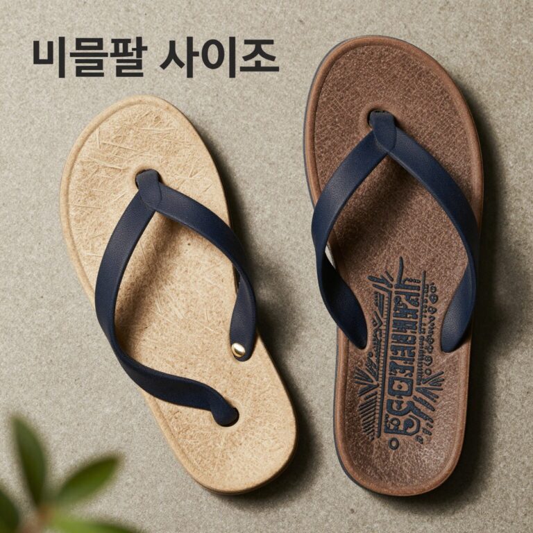 핏플랍 사이즈표 미국 UK 변환 차트