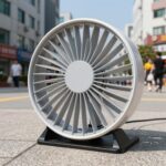 프롬비 휴대용 선풍기 날개 교체 모습