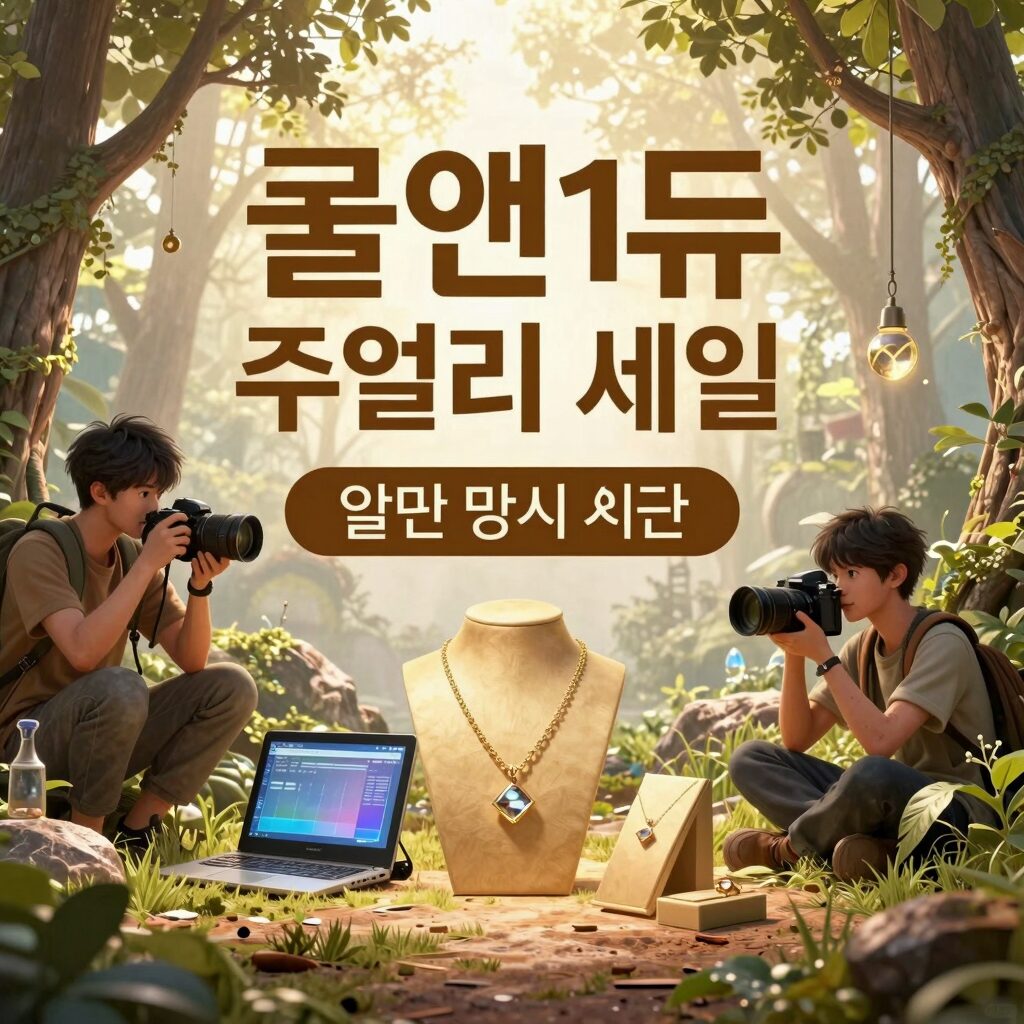 골든듀 주얼리 세일 이벤트 배너 이미지