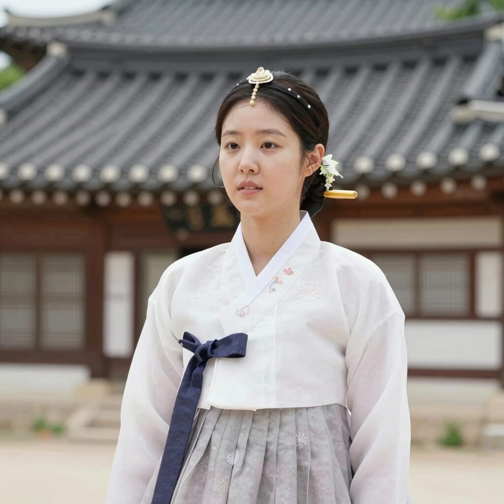 개그우먼 한윤서 고향 수원 화성 앞에서 찍은 사진