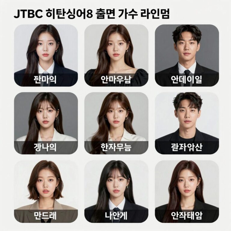 JTBC 히든싱어8 출연 가수 라인업 요약