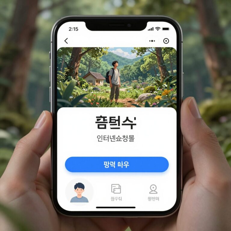 홈플러스 인터넷쇼핑몰 모바일 접속 화면