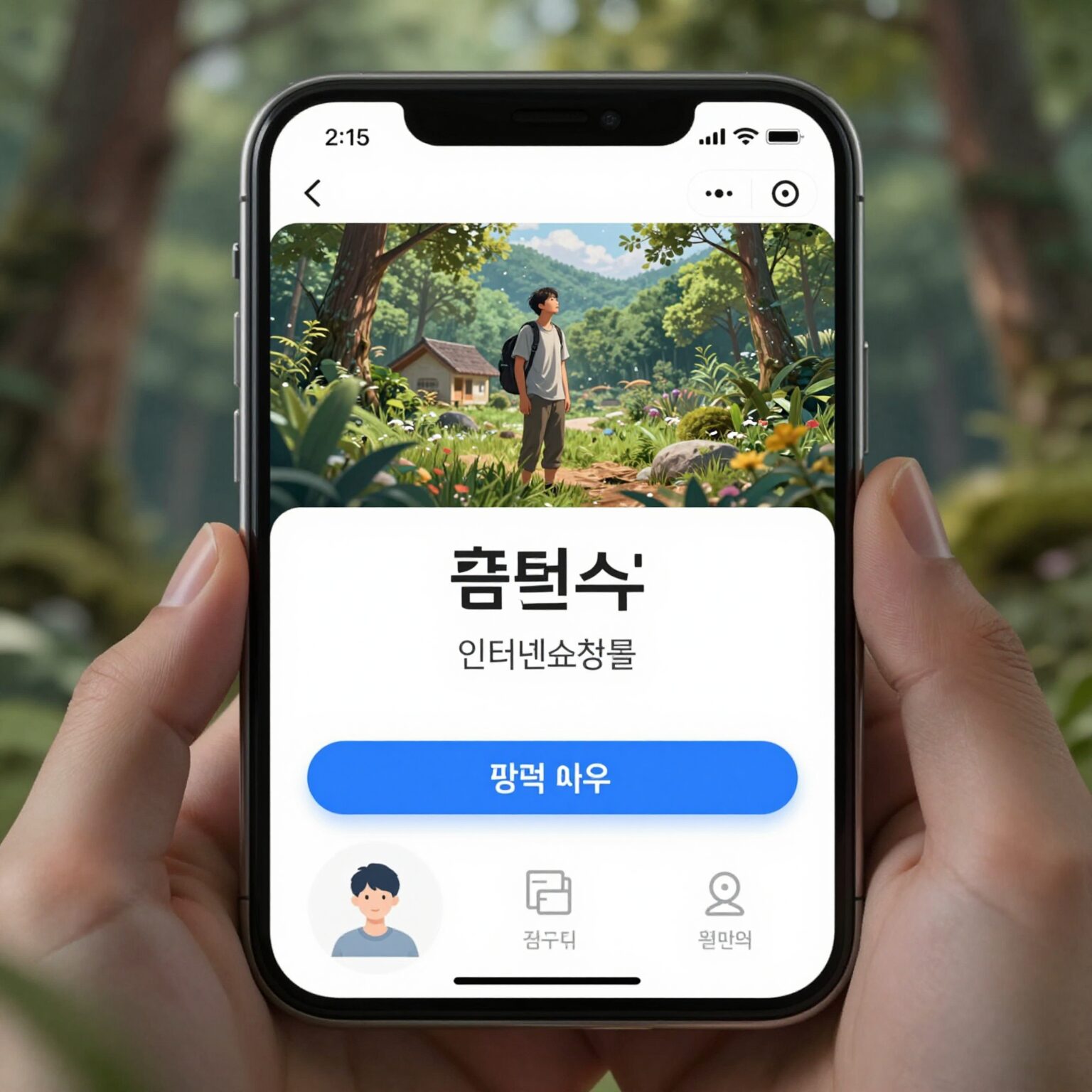 홈플러스 인터넷쇼핑몰 모바일 접속 화면
