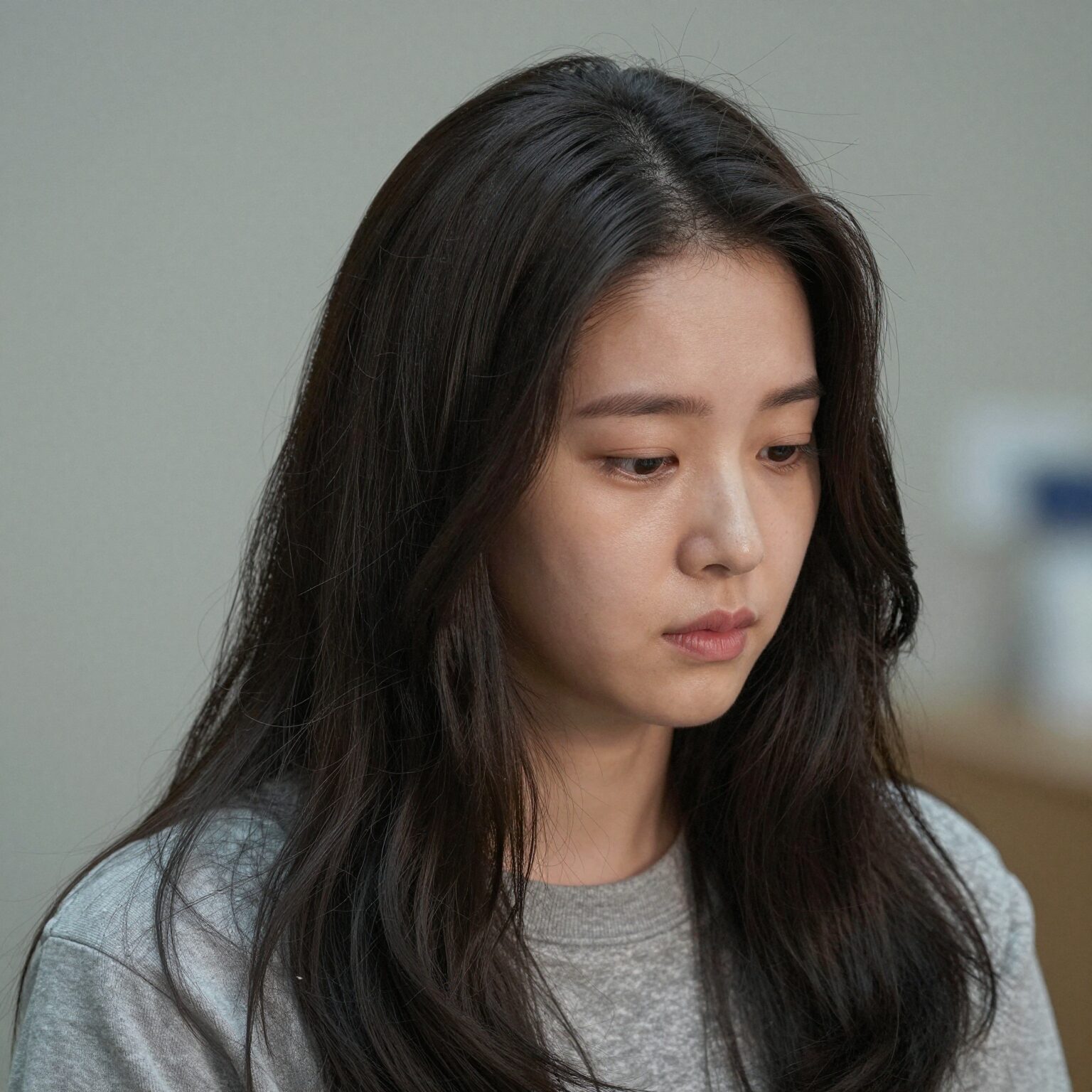 가수 홍주가 항암 치료 후 두피 열감과 저림을 호소하며 관리하는 모습
