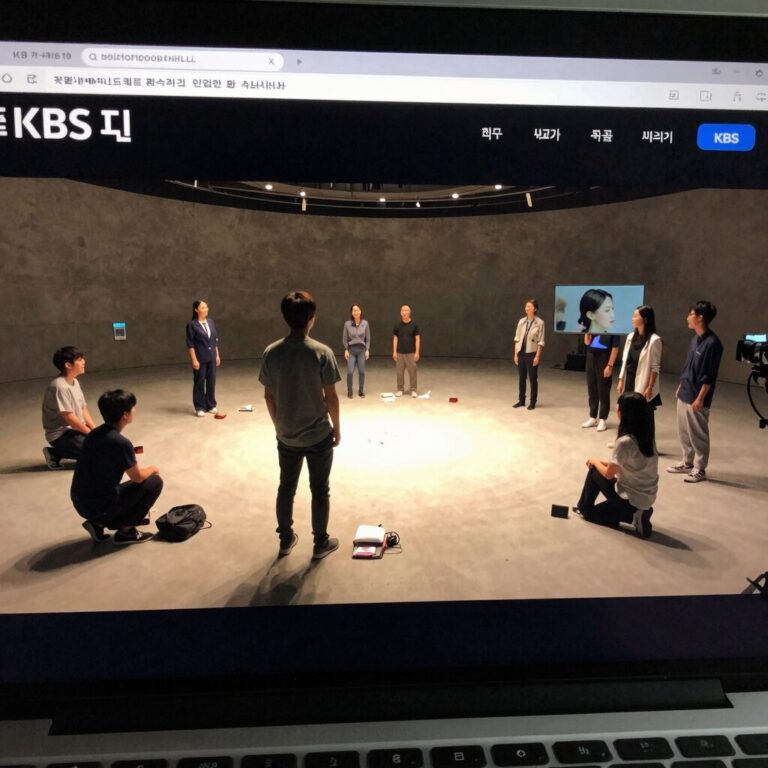 인간극장 다시보기 화면 KBS 웹사이트 모습