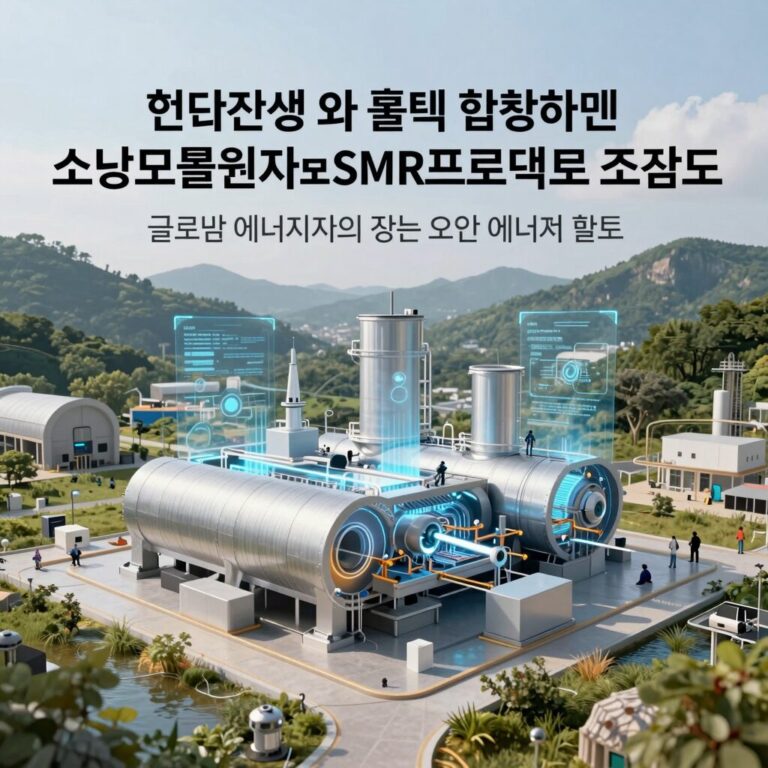 현대건설과 홀텍이 협력하는 소형모듈원자로 SMR 프로젝트 조감도, 글로벌 에너지 전환의 핵심