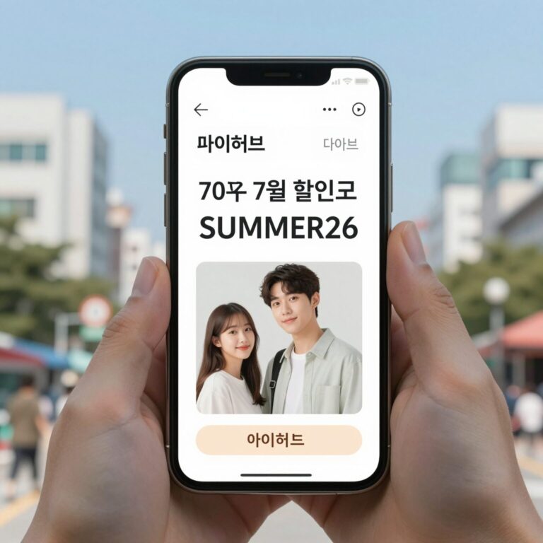 아이허브 7월 할인코드 SUMMER26 적용 화면