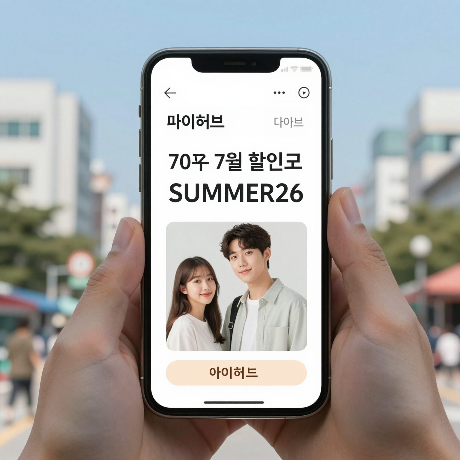 아이허브 7월 할인코드 SUMMER26 적용 화면