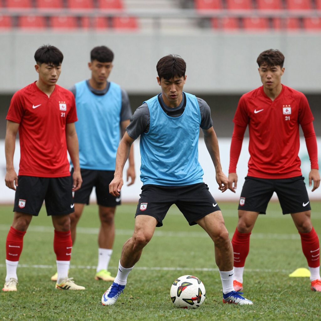 2026 월드컵 이란 축구 국가대표팀 선수들이 훈련中인 모습