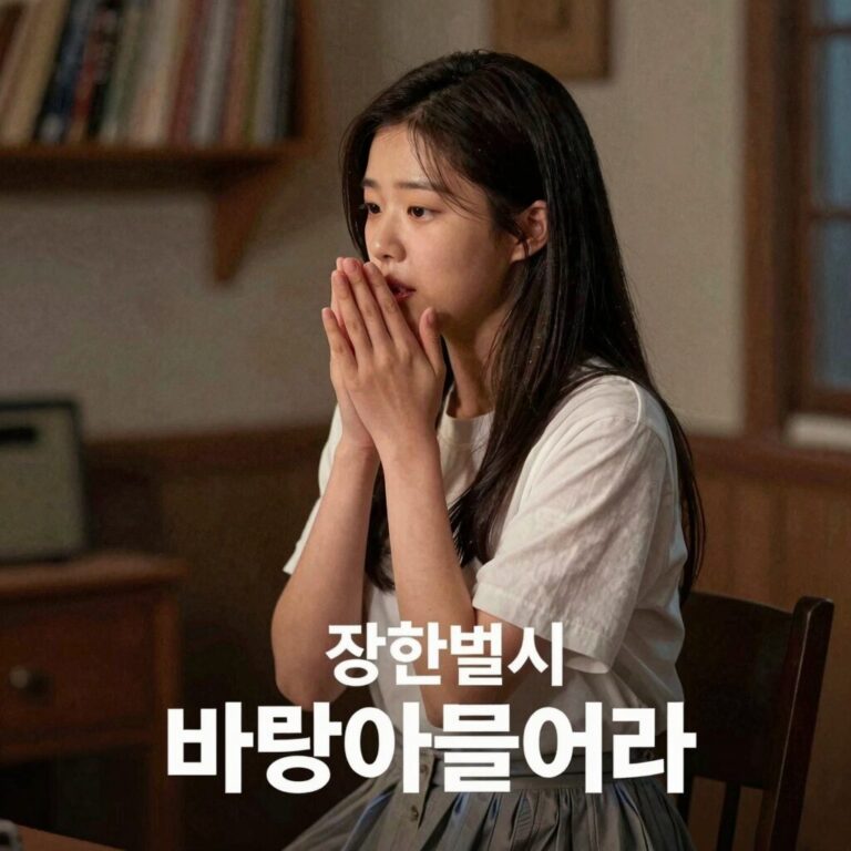 장한별이 바람아 불어라를 라이브로 부르며 감정을 쏟아내는 모습