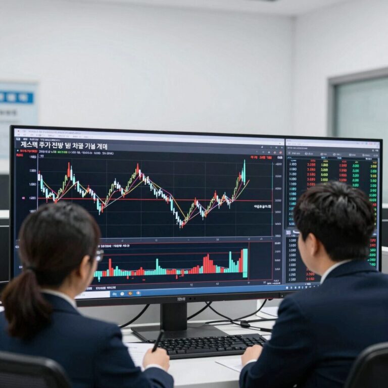 져스텍 주가 전망 분석 차트 및 기술 개요