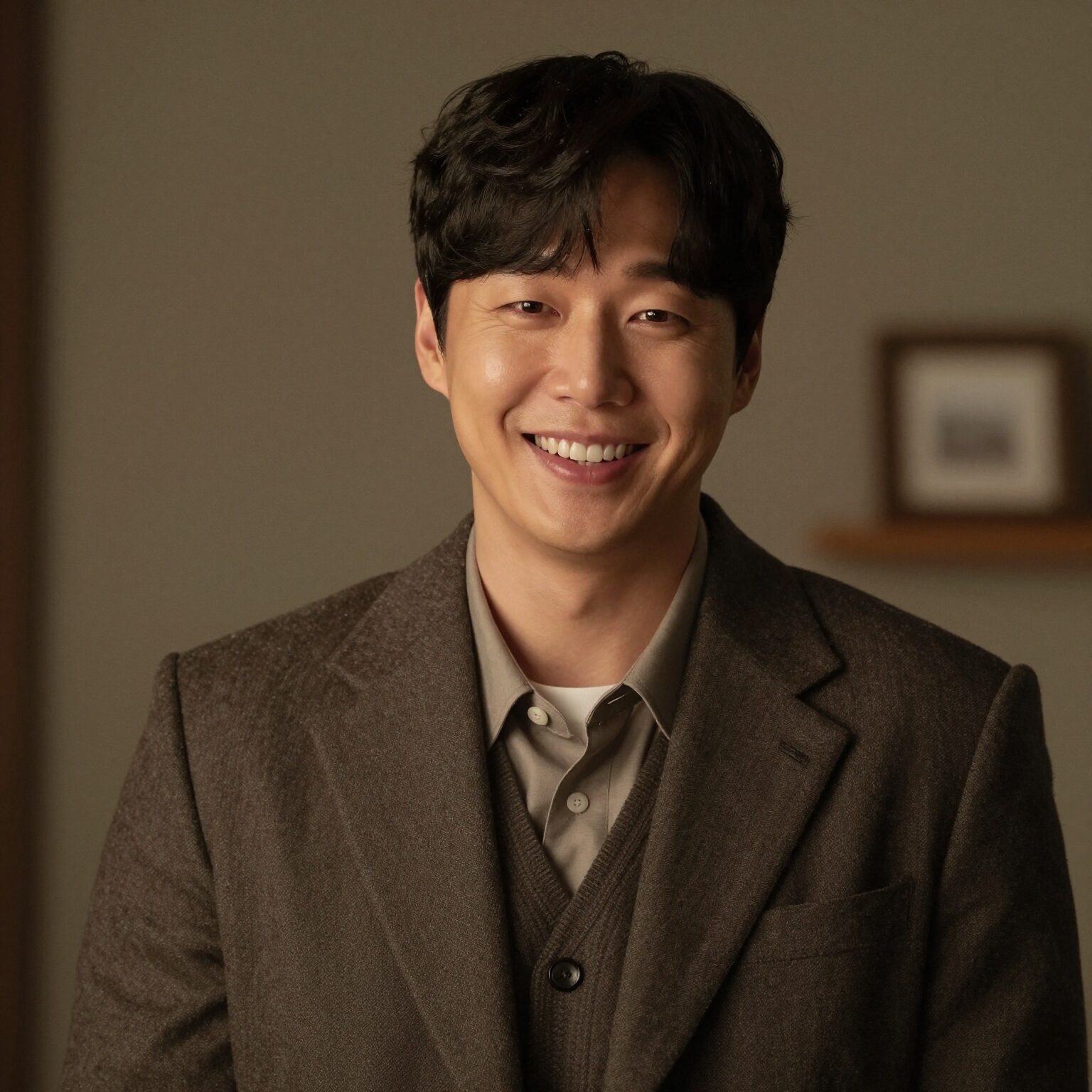 배우 전민기의 근황 사진, 결혼 후 행복한 미소