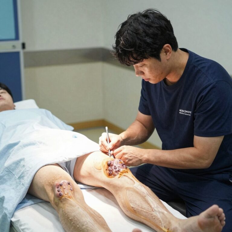 조규성 부상 재활 훈련 중인 모습, 무릎 반월판 수술 후 감염 합병증을 극복한 스토리