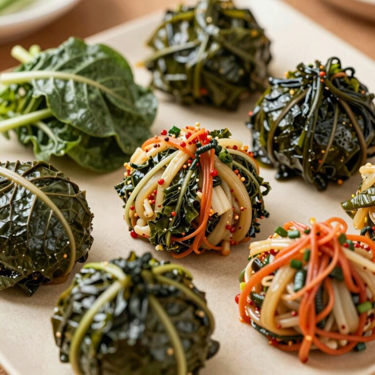 6월 제철 채소로 만든 열무김치와 깻잎김치 등 다양한 반찬 사진