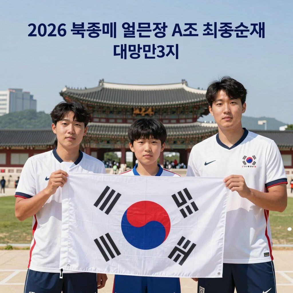 2026 북중미 월드컵 A조 최종순위 대한민국 3위