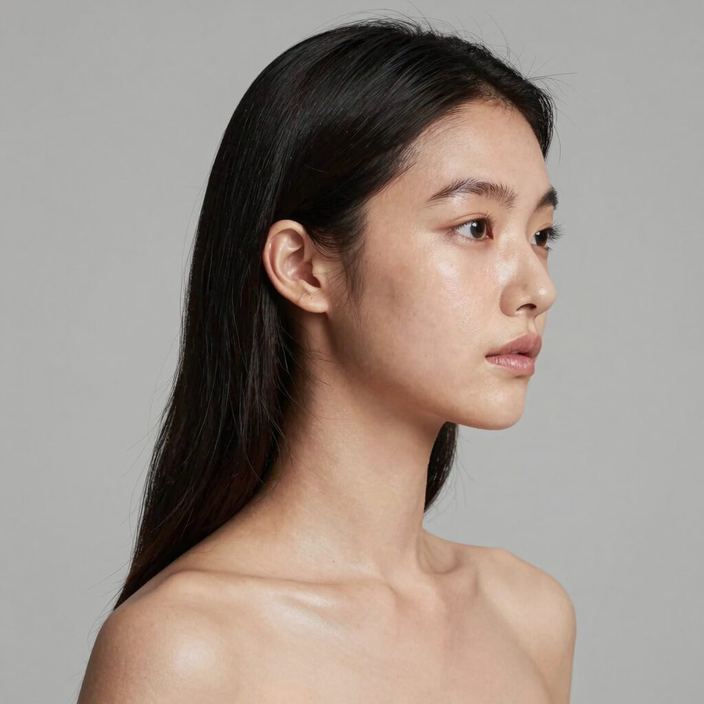 모델 이소라 최근 프로필 사진으로 우아한 자태와 탄탄한 피부가 돋보인다