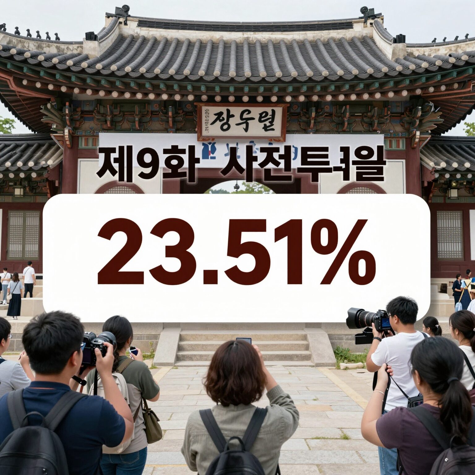 제9회 지방선거 사전투표율 23.51% 역대 최고 기록