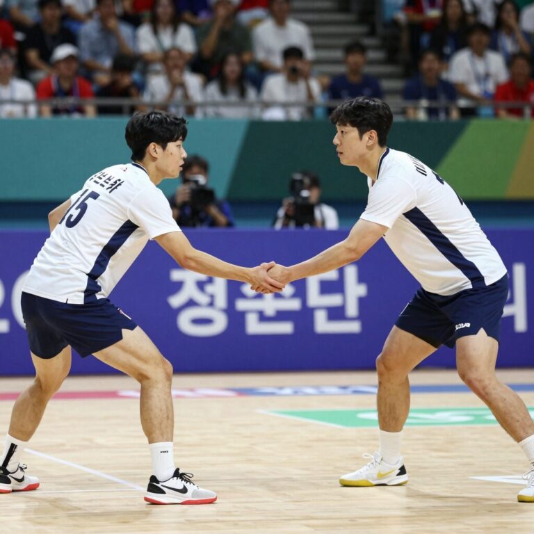 LPBA 결승전 정수빈과 임경진 선수의 대결 장면