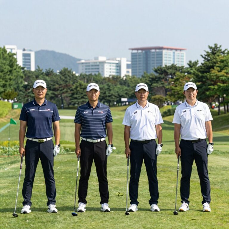 맥콜 모나용평오픈 2026 순위 경쟁을 펼치고 있는 선두권 선수들