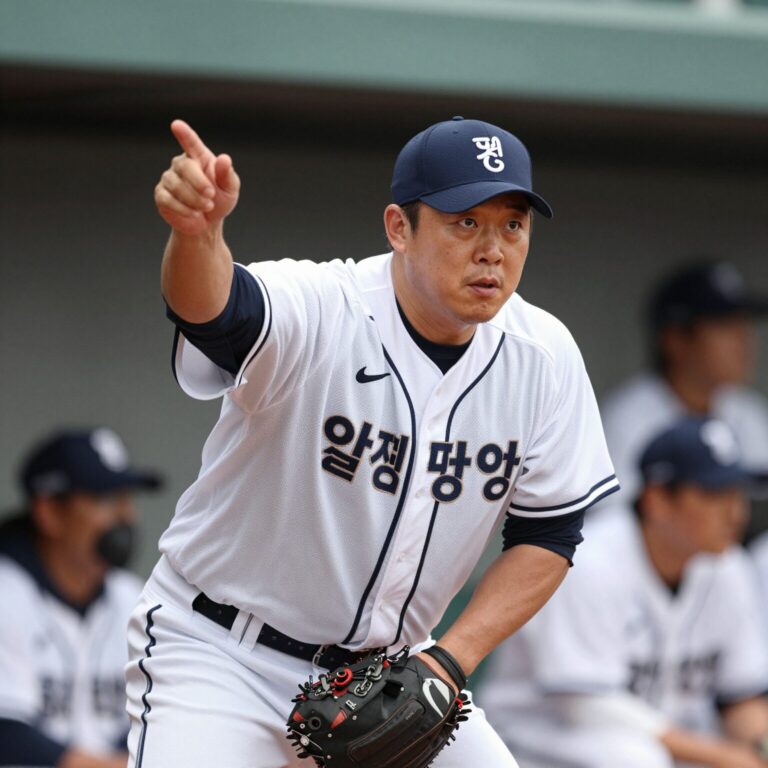 염경엽 감독이 잠실구장 더그아웃에서 선수들을 지휘하고 있는 모습. 700승 달성을 앞둔 그의 표정에는 의지와 집중력이 담겨 있다.