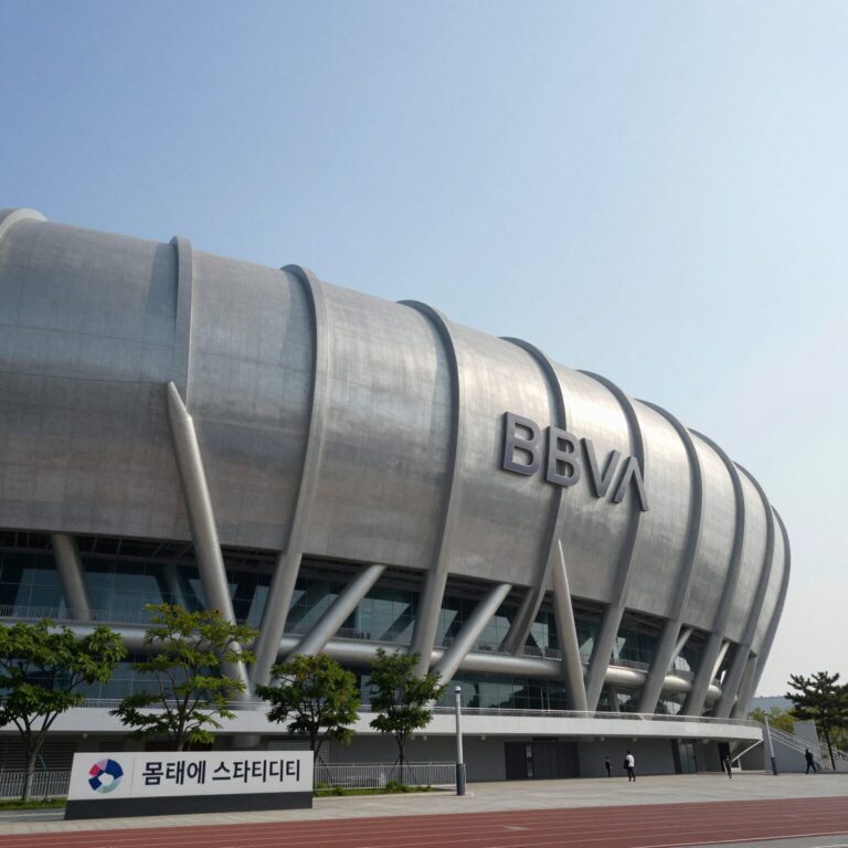 몬테레이 BBVA 스타디움 해발고도 540m의 강철의 거인 외관