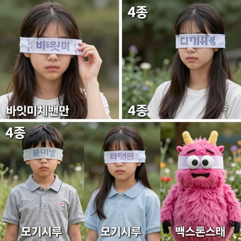 모기퇴치밴드 4종 비교 이미지: 바잇미 헤잇미, 디핏, 모기시루, 벅스몬스터 제품 사진