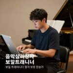 음악 관련 직업 3가지 길 현실 후기 음악 관련 직업 세 가지 분야를 설명하는 이미지 음악심리상담사 보컬트레이너 청각보호 전문가