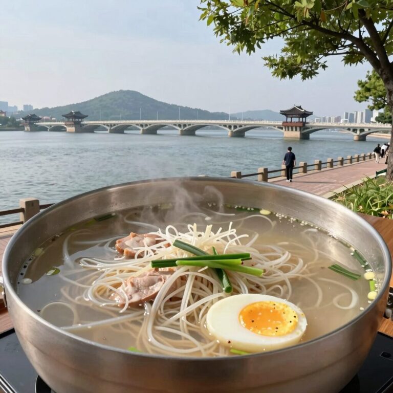 대전 현충원 근처 남한강막국수 들기름막국수