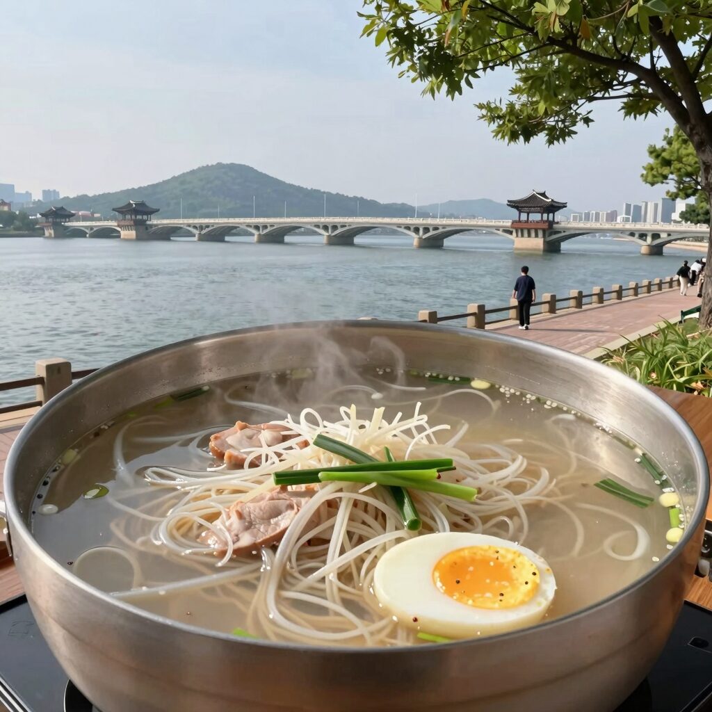 대전 현충원 근처 남한강막국수 들기름막국수