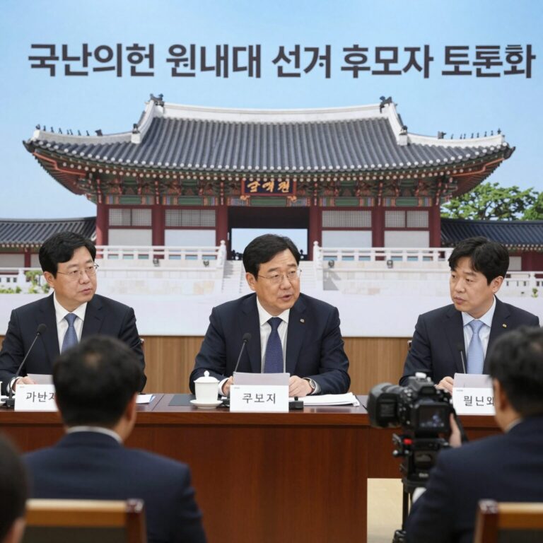 국민의힘 원내대표 선거 후보자 토론회