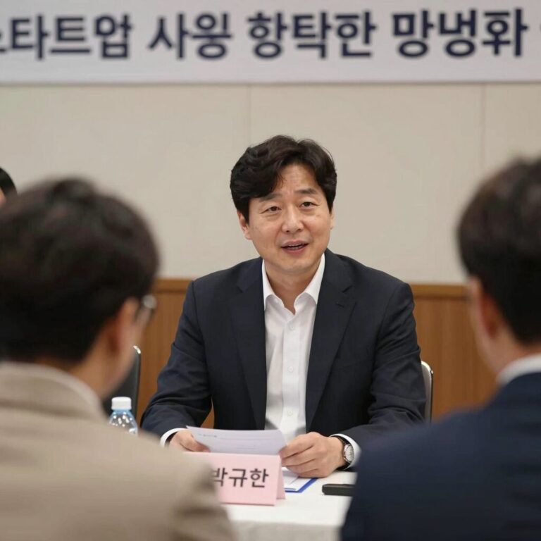 박규환 최고위원이 발의한 스타트업 지원 법안 설명회 모습