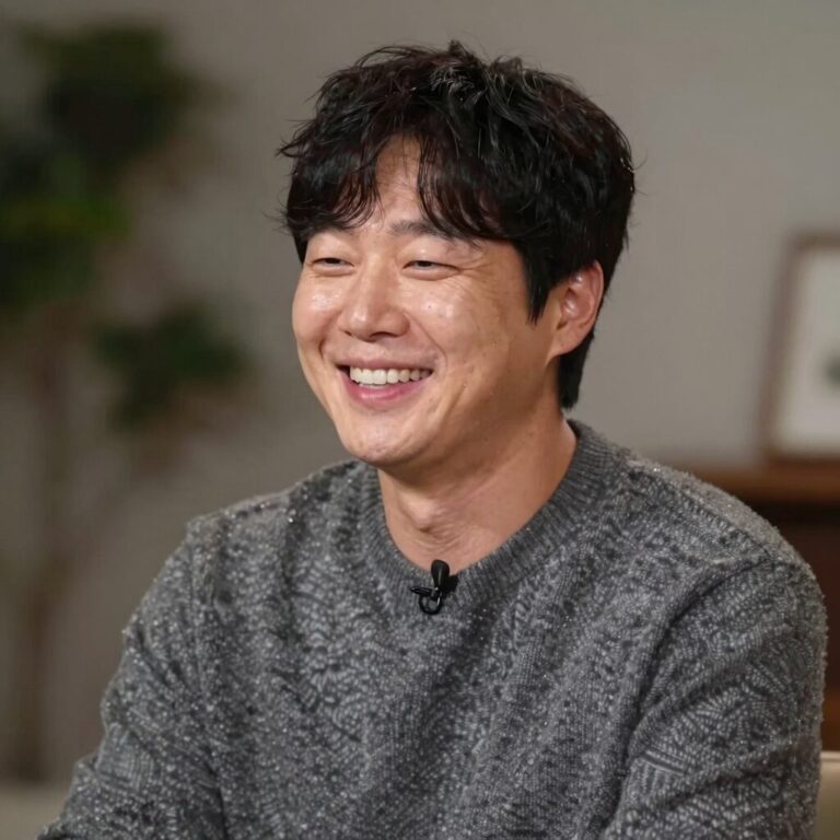 박정수 배우가 2026년 인터뷰에서 환하게 웃고 있는 모습, 나이를 잊은 동안 미모가 돋보임