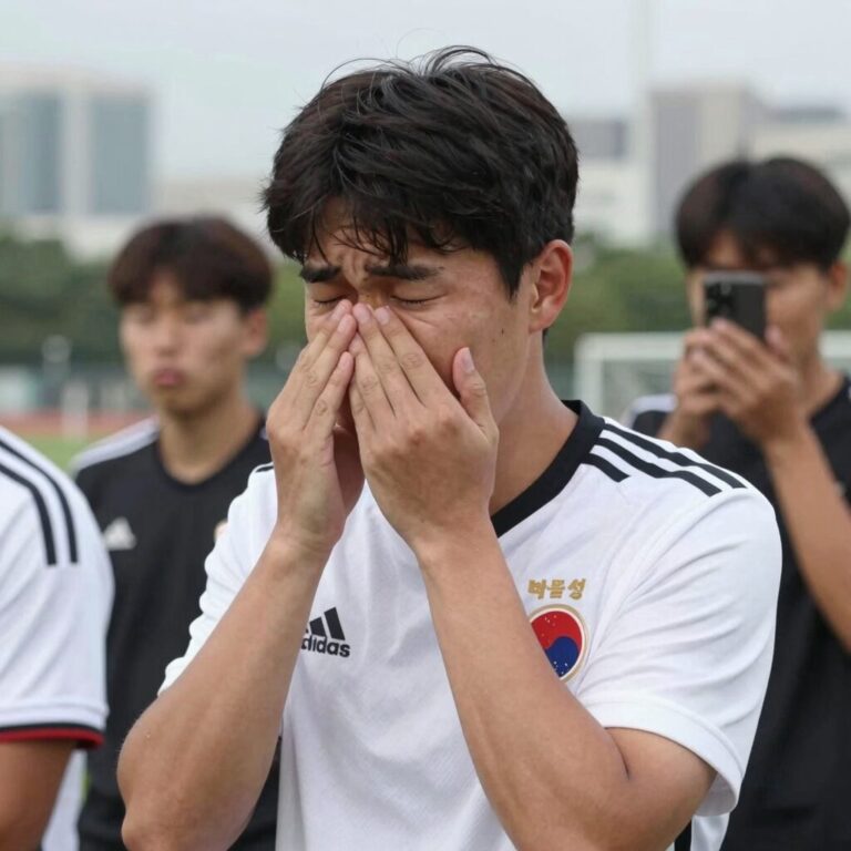 박문성 해설위원이 유튜브 생중계 도중 눈물을 흘리는 모습, 한국 축구의 위기를 이야기하며