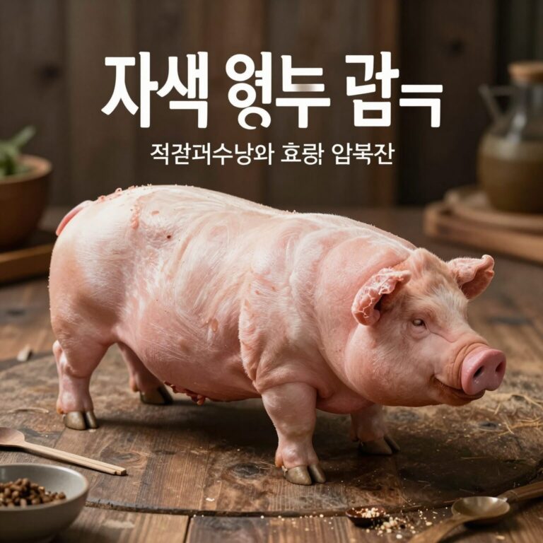 자색 돼지감자의 효능과 섭취 방법을 설명하는 블로그 글