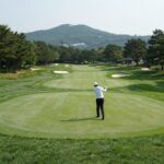 리비에라CC 한국 군단 질주 리비에라 컨트리클럽 항공 전경 사진
