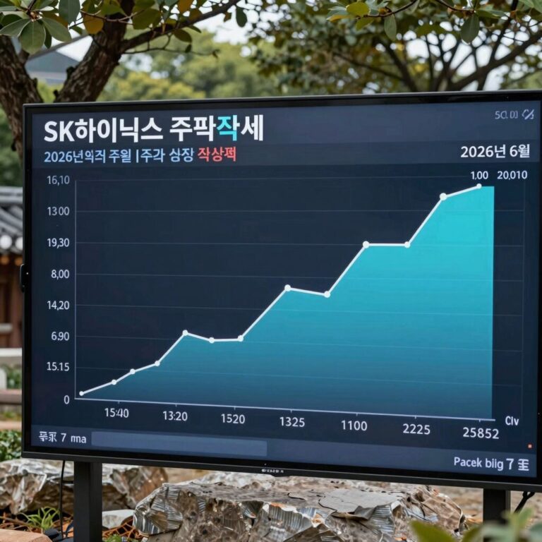 SK하이닉스 주가 상승 추세 차트 2026년 6월