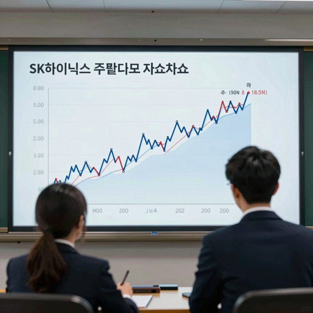 SK하이닉스 주가 차트 AI 반도체 호황