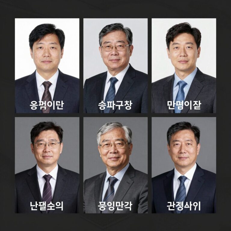 송파구청장 후보들의 사진과 공약 한눈에 비교하기