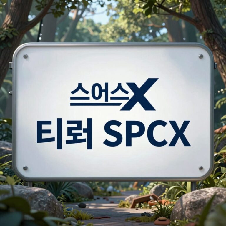 스페이스X 나스닥 상장 로고와 티커 SPCX가 강조된 이미지
