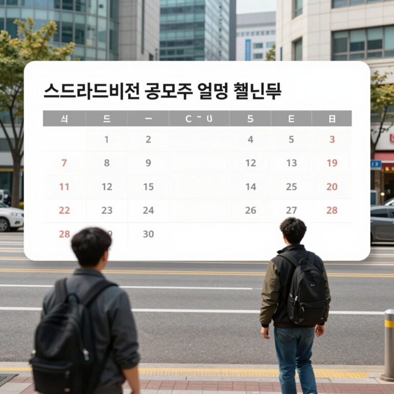 스트라드비젼 공모주 청약 일정 캘린더 표 이미지