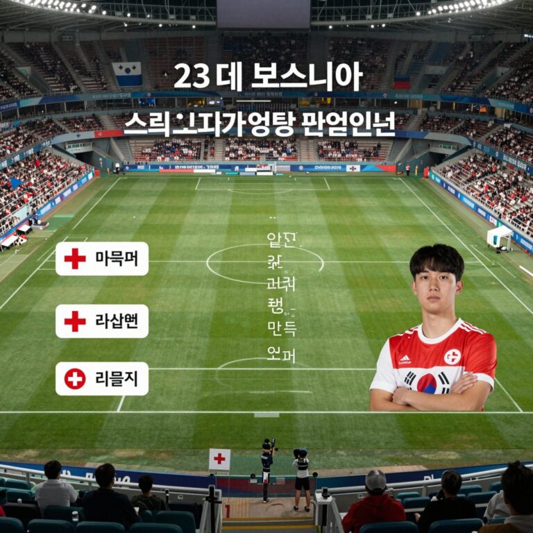 스위스 대 보스니아 경기 예상 라인업과 전술 분석 그래픽