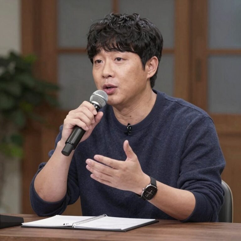 미국 톡파원 마크 테토가 프로그램에서 열정적으로 발언하는 모습