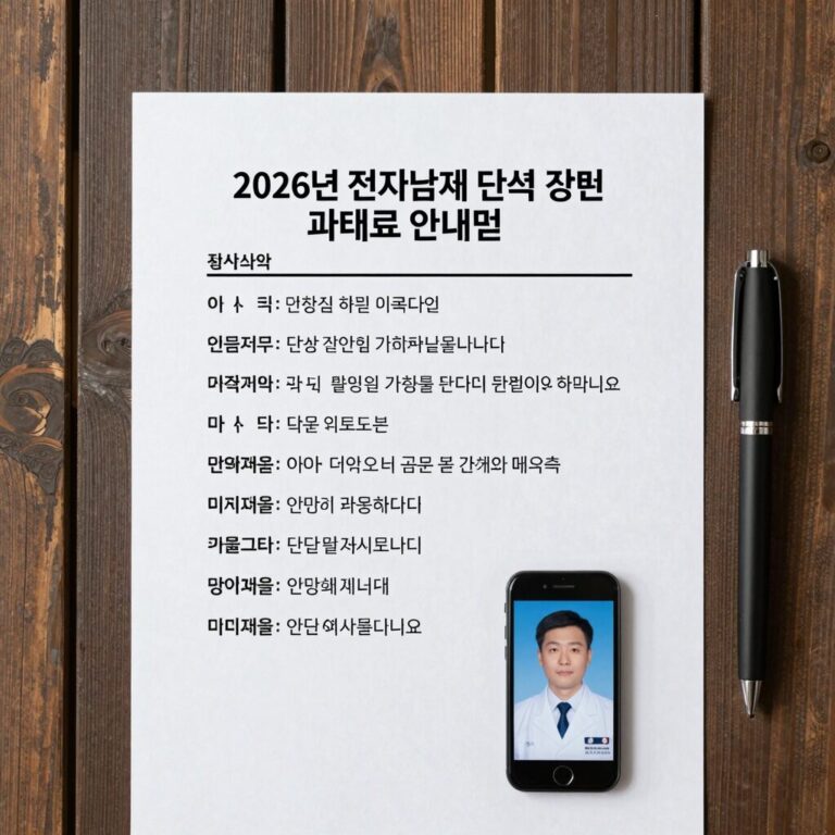 2026년 전자담배 단속 관련 이미지, 단속 공문과 과태료 안내문