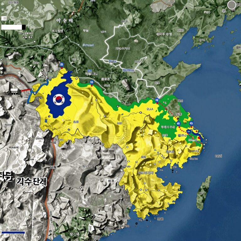 베네수엘라 북부 해안의 지진 발생 단층대 분포를 보여주는 지도